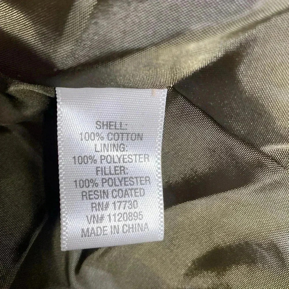 Cherokee Quilted Jacket Tan Medium - Picture 5 of 6